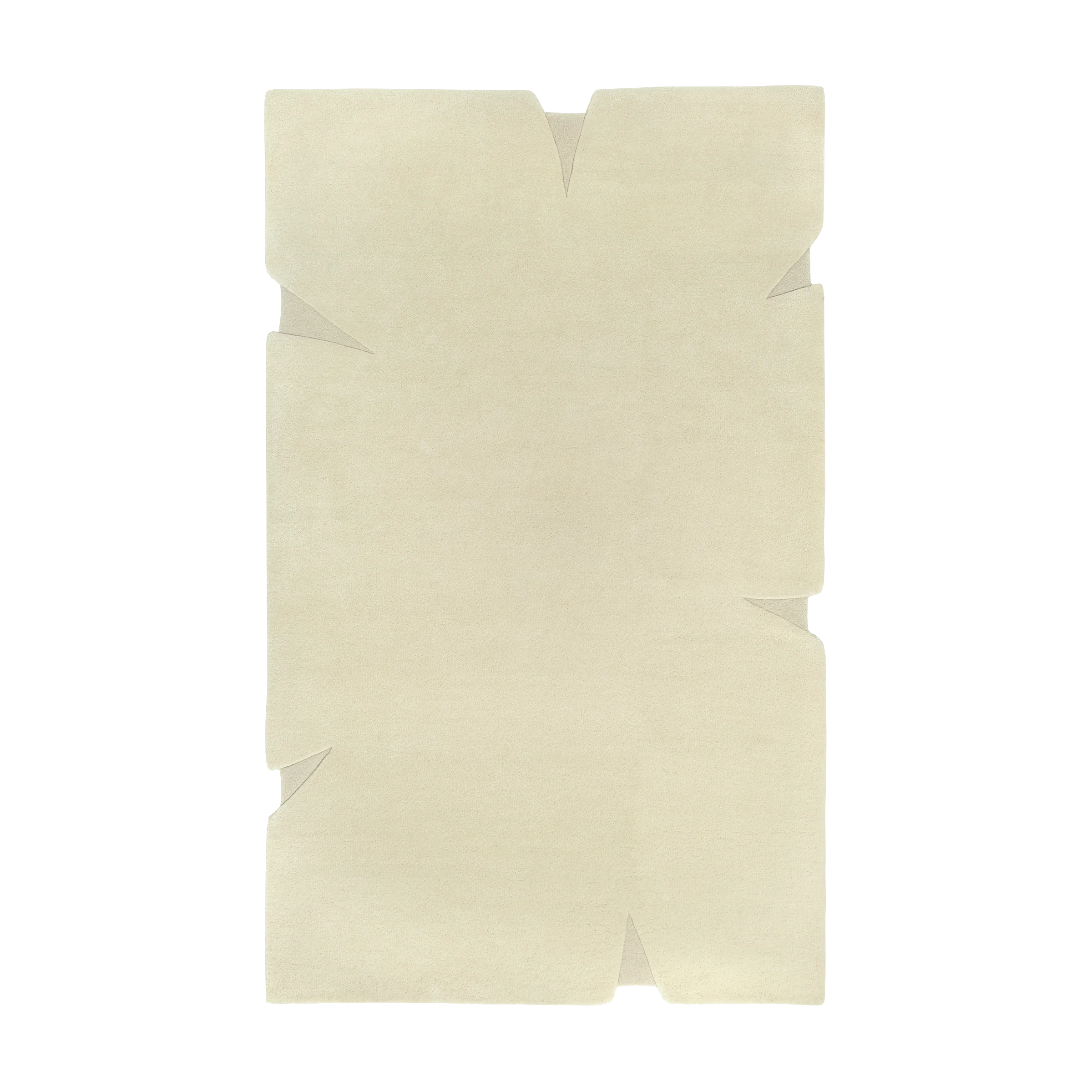 Slit Rug — Ekru detay 9
