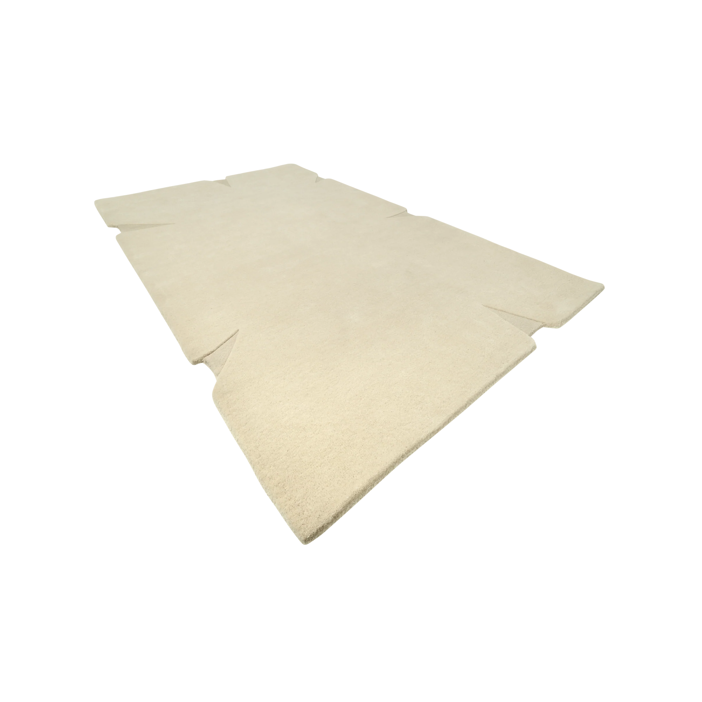Slit Rug — Ekru detay 10