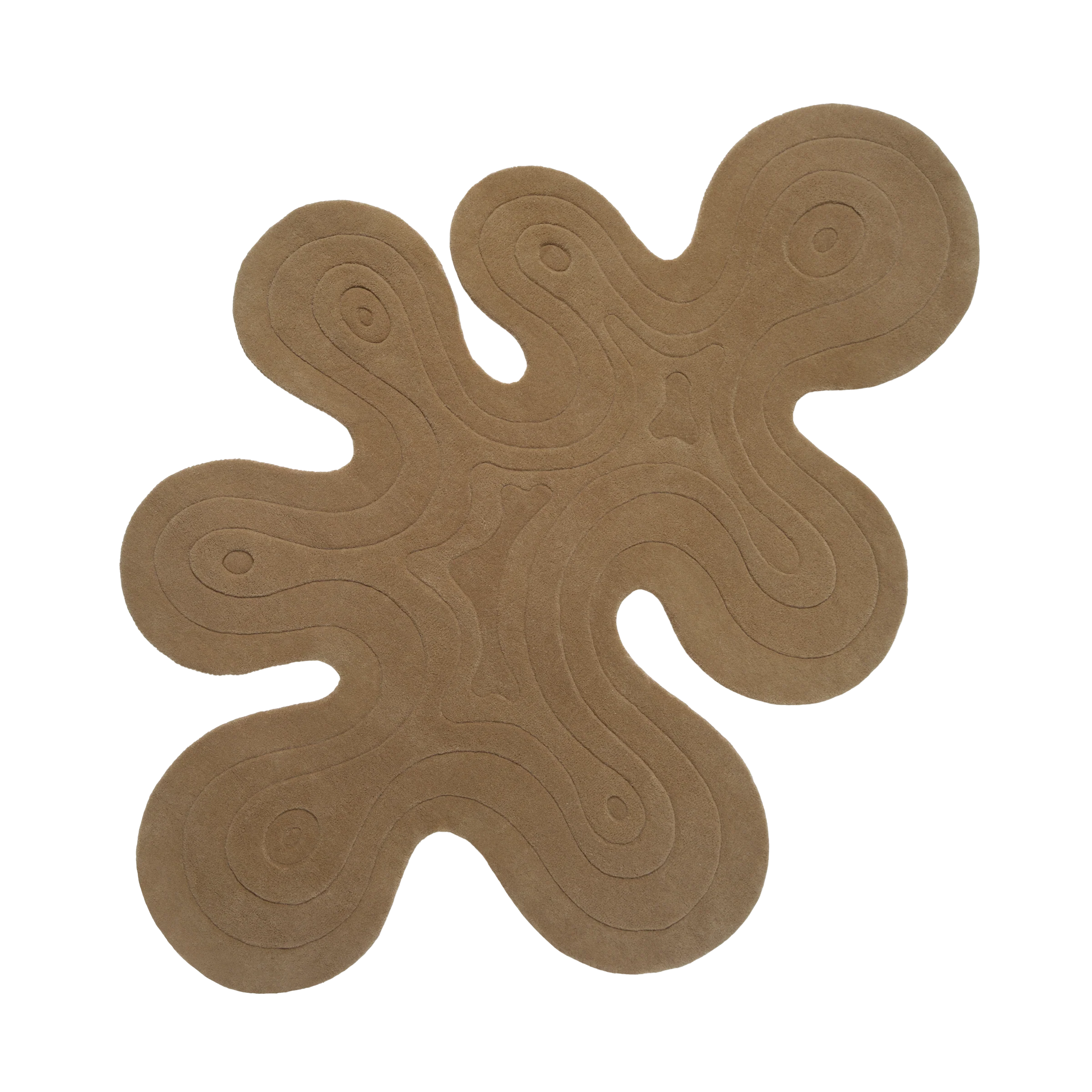 Dune Rug — Gri-Bej detay 15