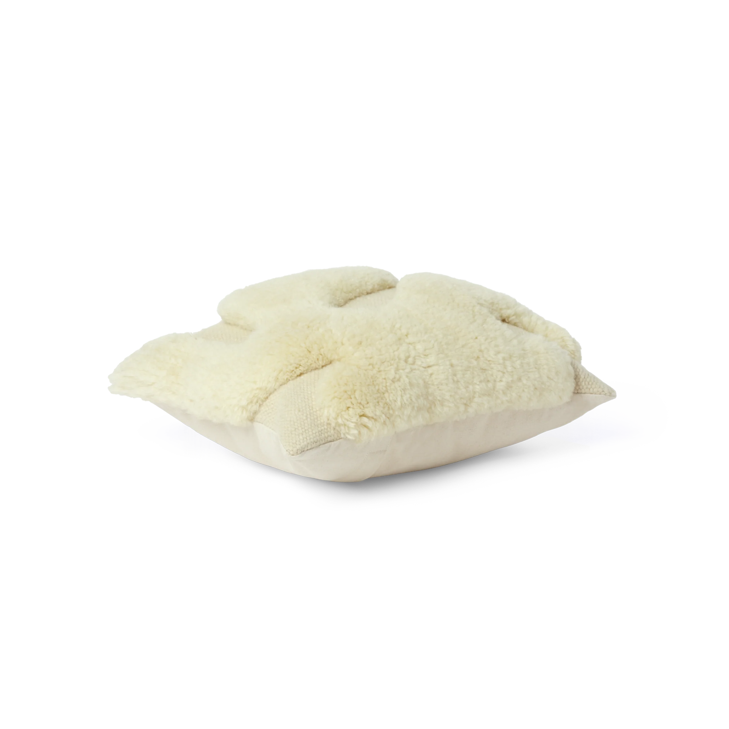 Wooly Pillow — Ekru detay 3